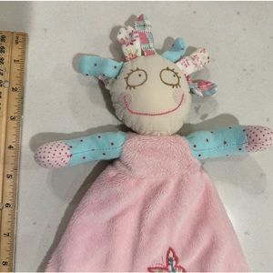 Maison Chic Pink Ragdoll Lovey Rattle